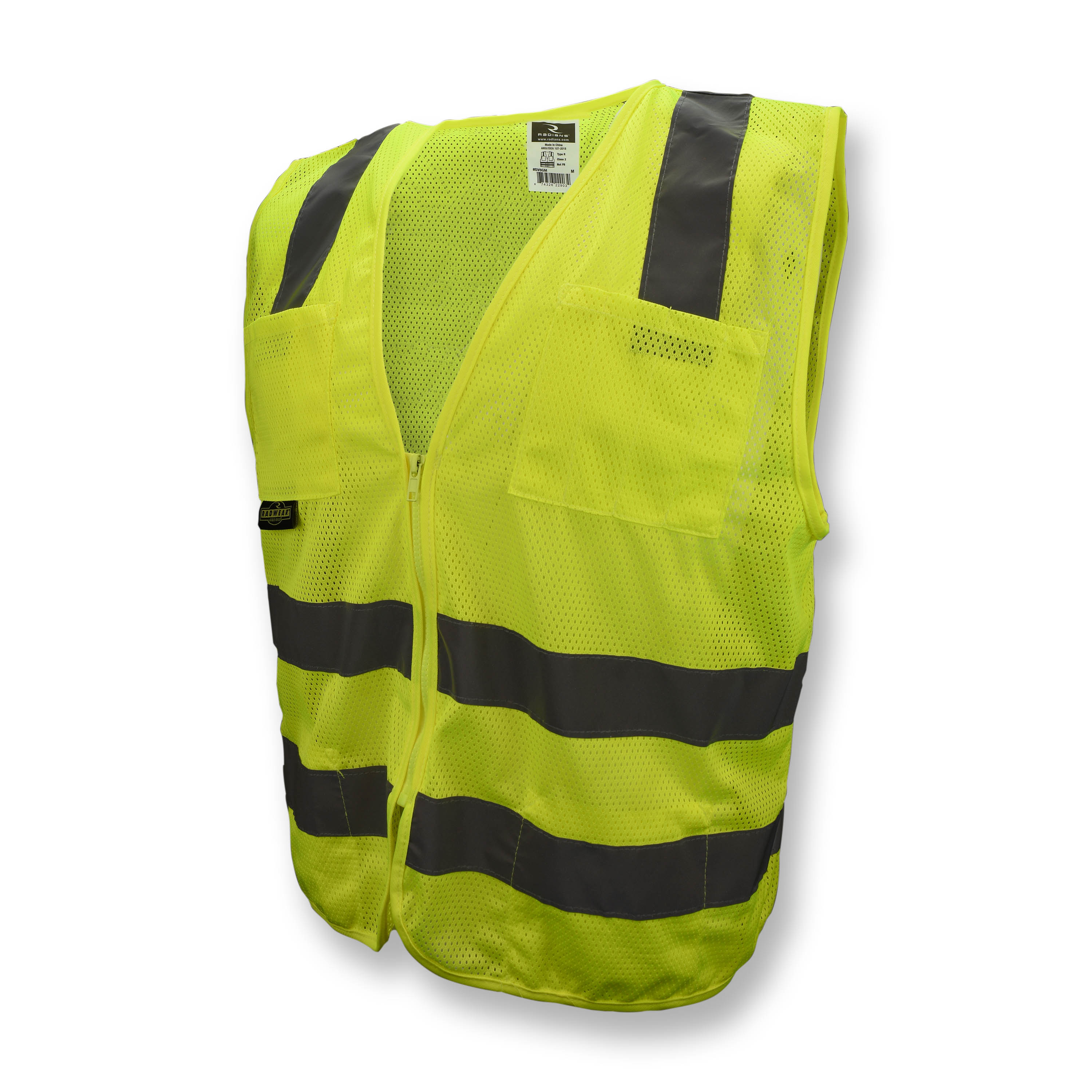 SV8 Standard Type R Class 2 Mesh Safety Vest - Green - Size L - Safety Vests